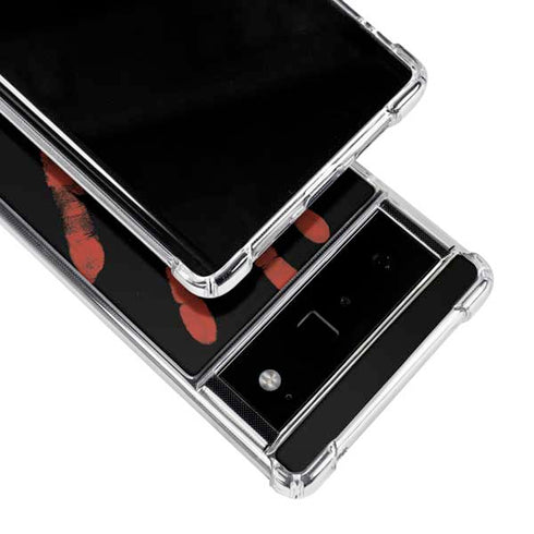 Bloody Handprint Google Pixel 6 Clear Case